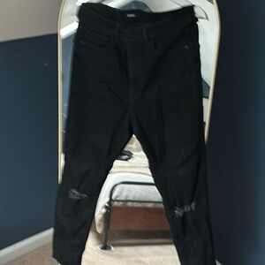 Black High Rise Skinny Jeans